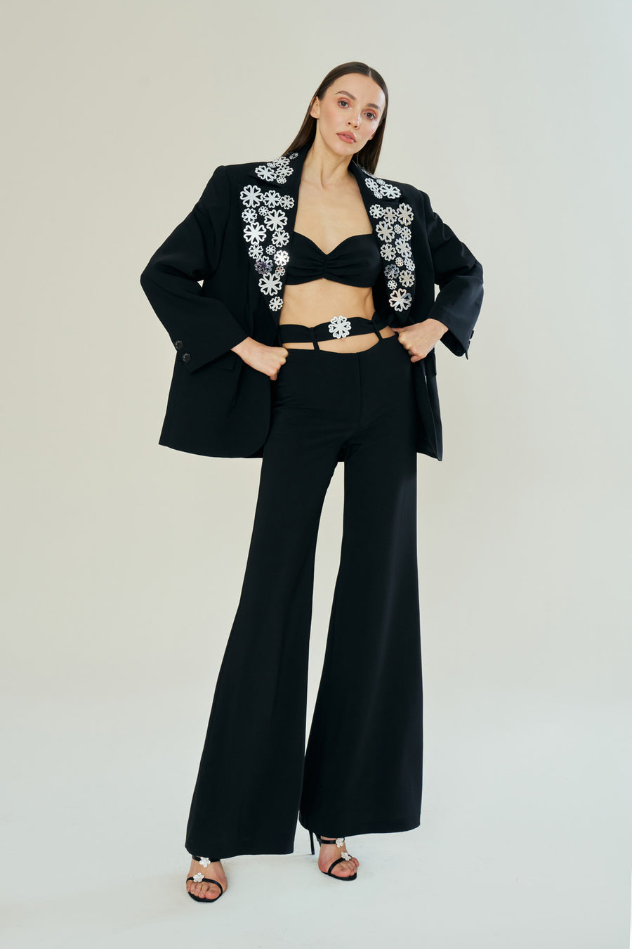 Belle Belted Silhouette Trousers