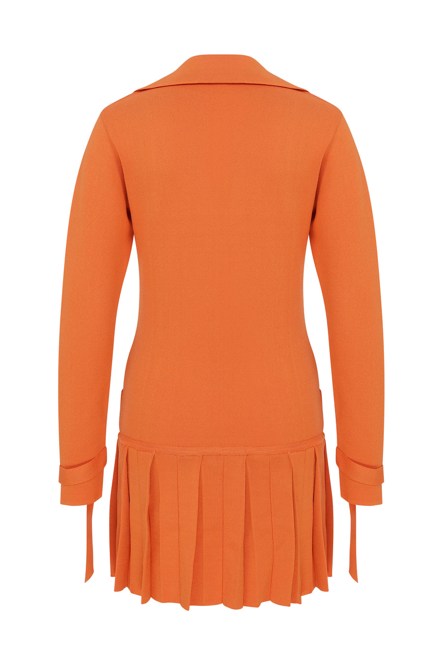 Mandarin Elegance Knit Dress