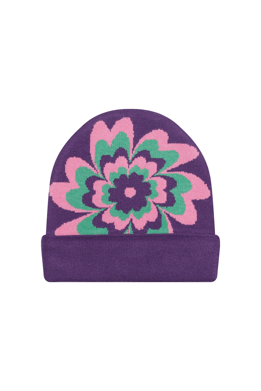 Purple Botanical Bless Beanie