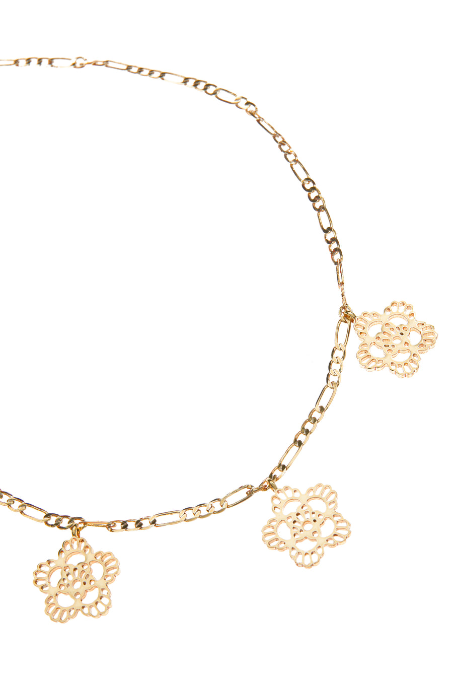 Triple Floral Iconic Necklace