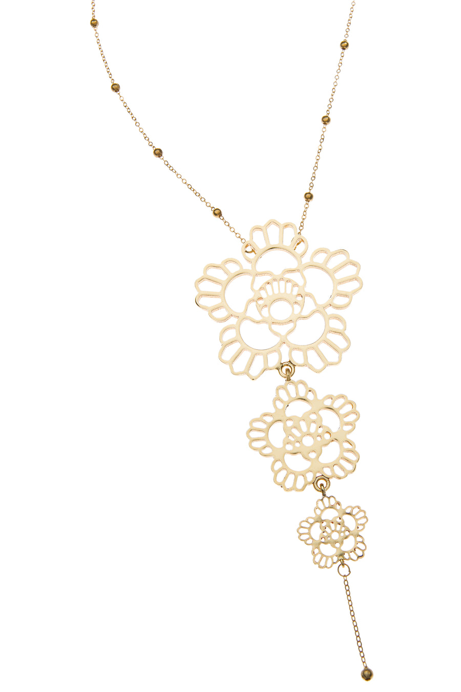 Floral Triple Iconic Necklace