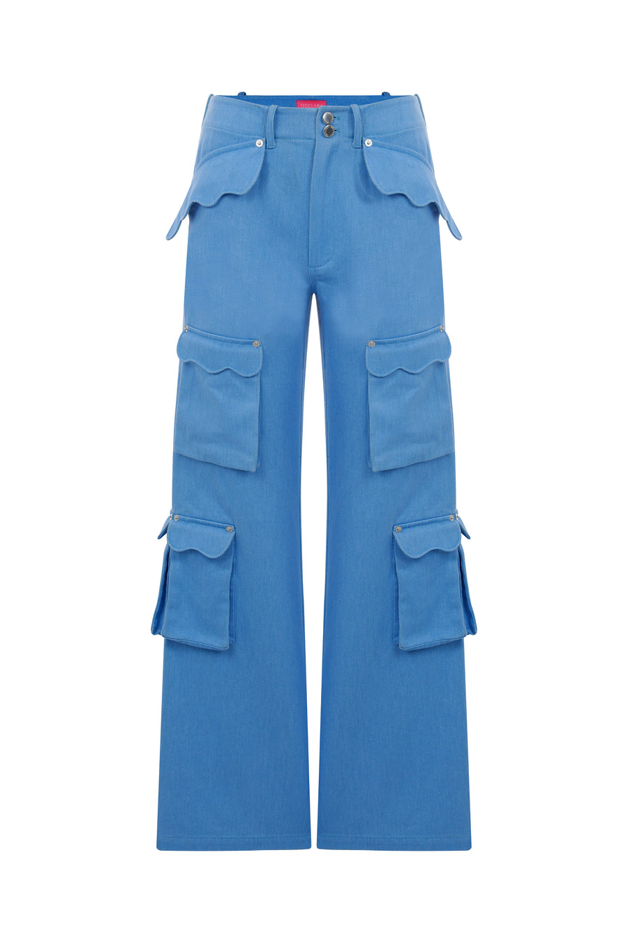 Wavy Denim Cargo Pant