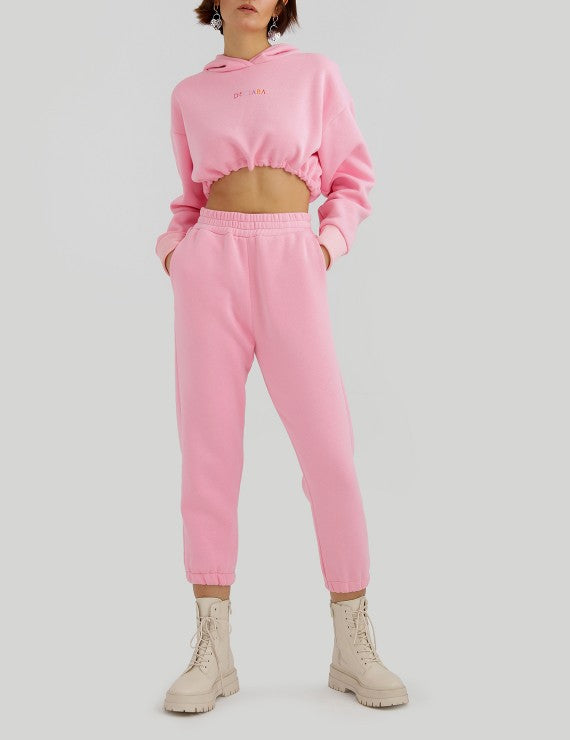 Cozy Pink Crop