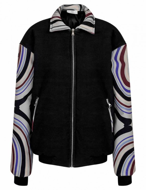 Psychedelic Feelings Bomber Jacket