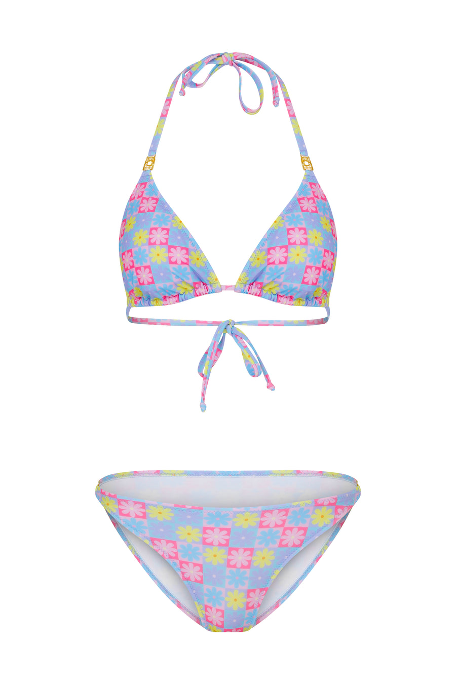 Flowered Icon Bikini Set